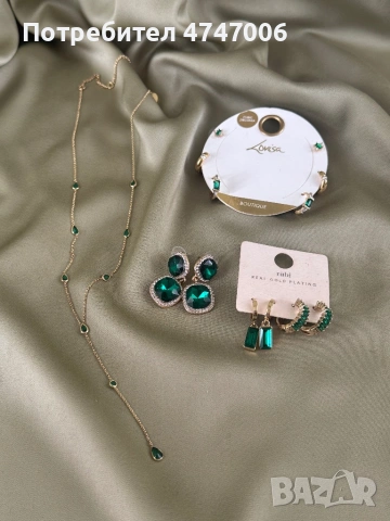Продавам бижута Lovisa и Rubi: 6 чифта обеци и Y-образно колие