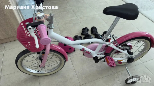 Колело Btwin 16 inch Doctor Girl 500 напълно оборудвано 4-6г, снимка 5 - Велосипеди - 55528512
