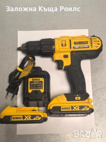 Ударен акумулаторен винтоверт DeWalt DCD776 с 2 батерии DCB183 и зарядно DCB1102