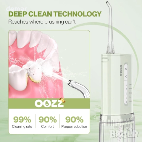 Govee/OOZZ Travel Water Flosser — преносим зъбен душ система за зъби с 6 накрайника и IPX8, снимка 7 - Други - 54877431