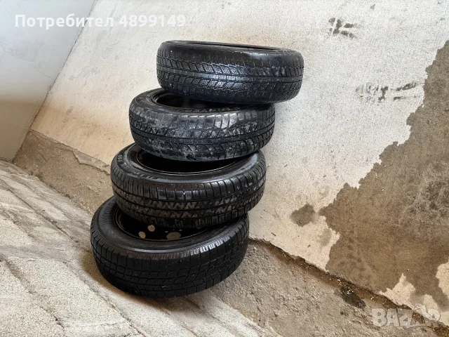 Зимни гуми с джанти 185/65/R15, снимка 6 - Гуми и джанти - 55430824