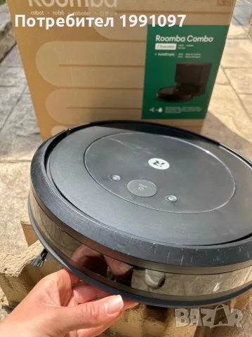 Прахосмукачка робот IRobot ROOMBA Combo 2 Essential Black (Y051040), снимка 4 - Прахосмукачки - 55393273