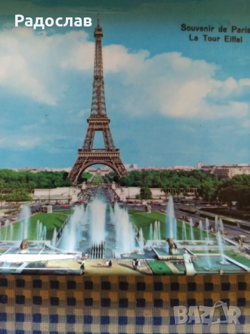 стар сувенир чинийка Париж, снимка 2 - Други - 54330248