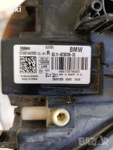 Десен LED фар BMW M4 (F32,F33,F36), снимка 6 - Части - 55277501