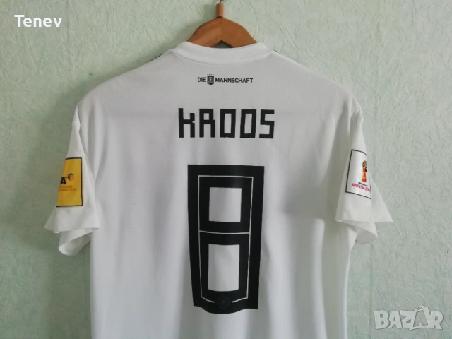 Germany Toni Kroos Adidas World Cup 2018 оригинална тениска фланелка Германия Кроос екип , снимка 4 - Тениски - 48634495