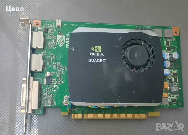 Видеокарта NVIDIA Quadro 410 (512MB) и Quadro FX 580 (512MB) – Тествани, снимка 8 - Видеокарти - 55595572