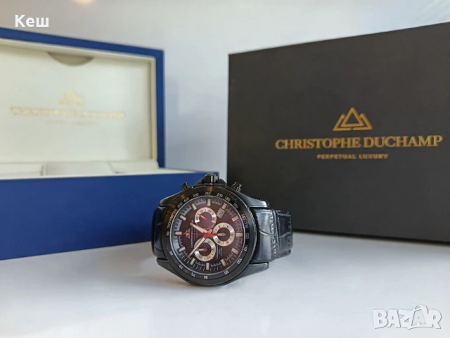 Часовник с хронограф Christophe Duchamp (колекция Volcan), снимка 2 - Мъжки - 54155143