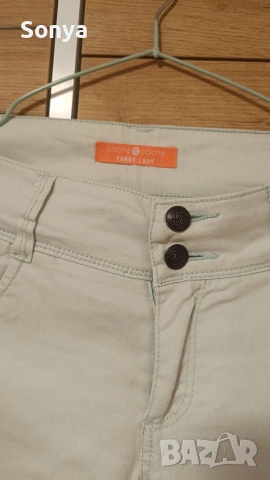 Дънки резедаво, снимка 3 - Дънки - 54010570