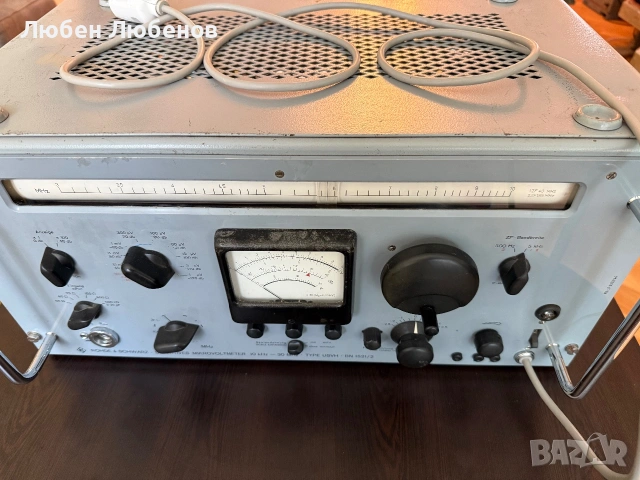 Rohde & Schwarz USVH BN1521/2 selective microvoltmeter 10kHz - 30MHz. Работещ. Колекционерски, снимка 16 - Друга електроника - 54758957