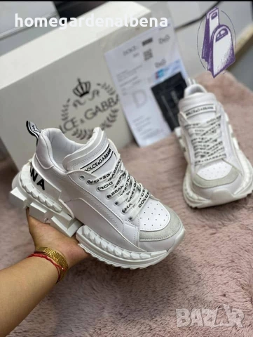 Маратонки Dolce & Gabbana – Бяло съвършенство! 👟🤍