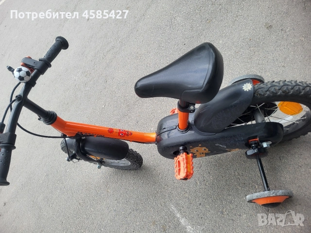 B'TWIN - Детски велосипед с педали Robot 14" , снимка 4 - Велосипеди - 54414354