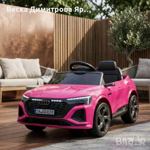 Детска акумулаторна кола Audi RS Q8 12V - Дистанционно управление, музика, LED светлини и амортисьор, снимка 3 - Коли, камиони, мотори, писти - 55320791