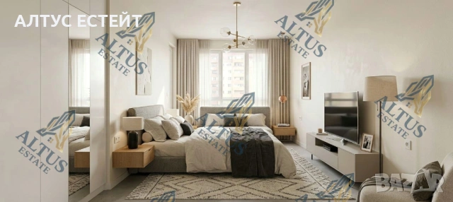 ПРОСТОРЕН ДВУСТАЕН АПАРТАМЕНТ В ЛЮЛИН 10 - ДО МЕТРОСТАНЦИЯ, снимка 3 - Апартаменти - 54060369