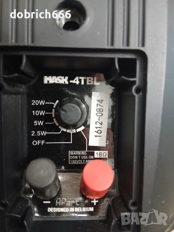 Тонколони Apart 8ohm 70W 16ohm, снимка 4 - Тонколони - 55072024