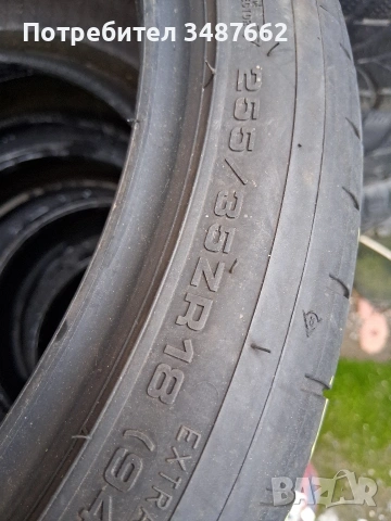 255 35 18 DUNLOP 2броя летни , снимка 4 - Гуми и джанти - 54654332