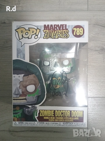 Funko pop фигурка с автограф Zombie Doctor Doom, снимка 3 - Колекции - 53951139