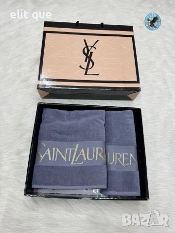 плажни кърпи 90×50см 70×140см 2 броя в кутия Burberry Yves Saint Laurent Tommy Hilfiger versace  , снимка 3 - Хавлиени кърпи - 55217814