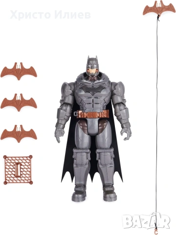 Екшън фигура Spin Master DC Comics Batman Battle Strike със звуци и аксесоари 30 см, снимка 3 - Фигурки - 54025758