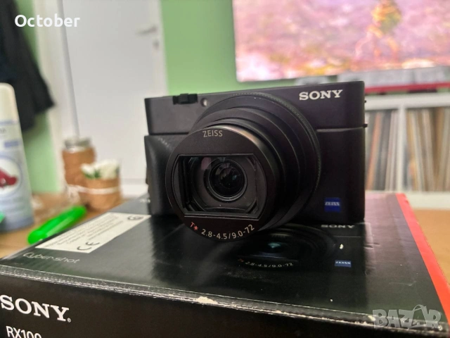 Компактен фотоапарат Sony RX100 VI, снимка 5 - Фотоапарати - 54215641