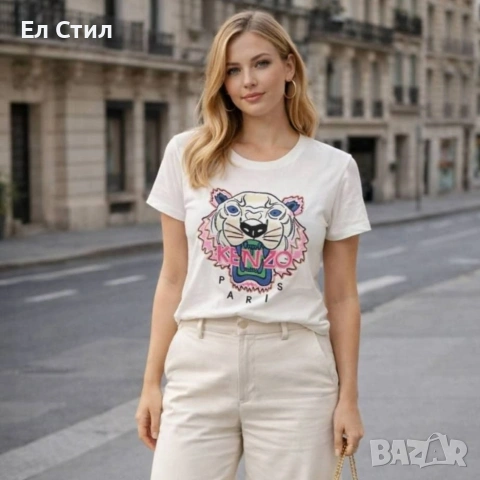 мм Дамски Тениски С М Л ХЛ Ххл Цена 21 € Еконт, снимка 14 - Тениски - 53607580