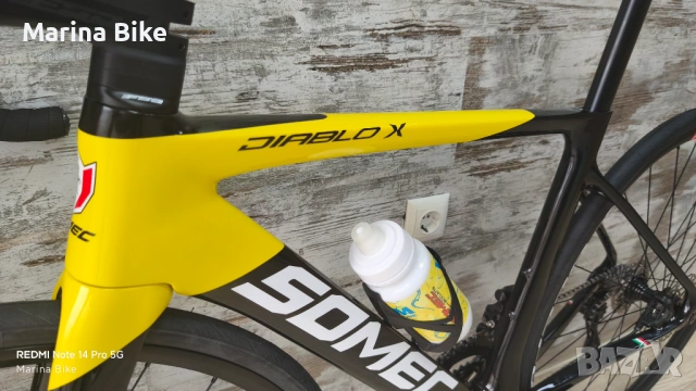 Карбонов аеро шосеен велосипед Somec Diablo X Disc Campagnolo Super Record EPS 2x12 Fulcrum | S, снимка 10 - Велосипеди - 54066238