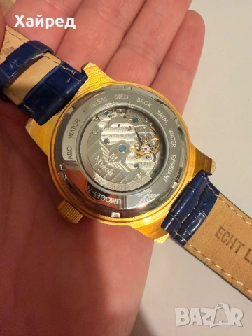 Мъжки Автоматичен Часовник Minoir, снимка 4 - Мъжки - 53978450