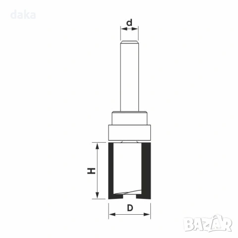 Фрезери с  лагер и дълга работна част, снимка 9 - Диамантени и режещи инструменти - 54156136