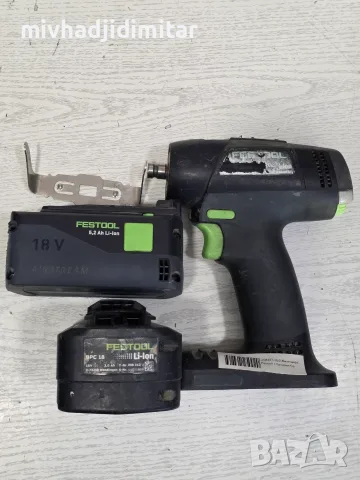 ***2 БАТЕРИИ ПОДАРЪК*** Винтоверт Festool 