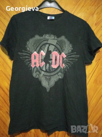 ​Оригинална тениска AC/DC – Black Ice Tour 09/10 (Концерт София) – Размер M