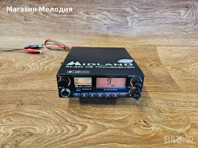 Радиостанция CB Midland Alan 48 Excel D80 – Легендарен модел за камиони и автомобили, снимка 2 - Други - 54710736