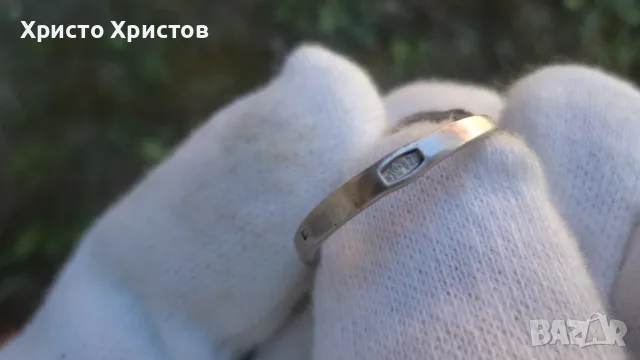 Руски-СССР сребърен, изящен, пръстен., снимка 6 - Пръстени - 55546631