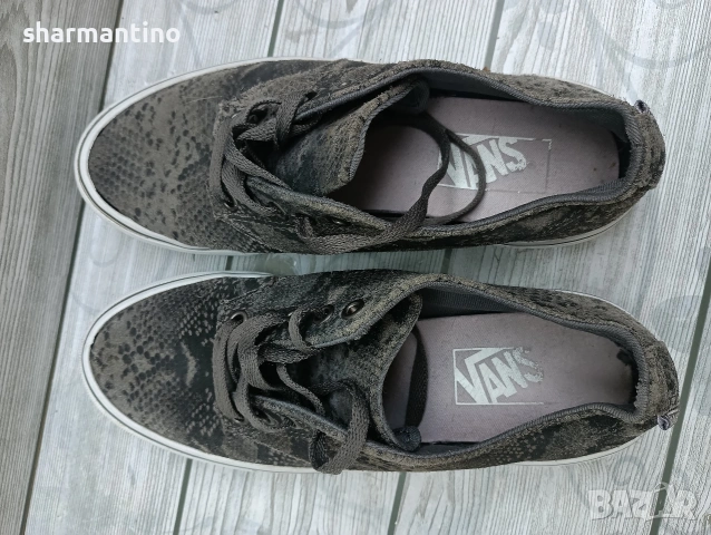 Vans N 38 кожени змийски принт, снимка 4 - Кецове - 55082178