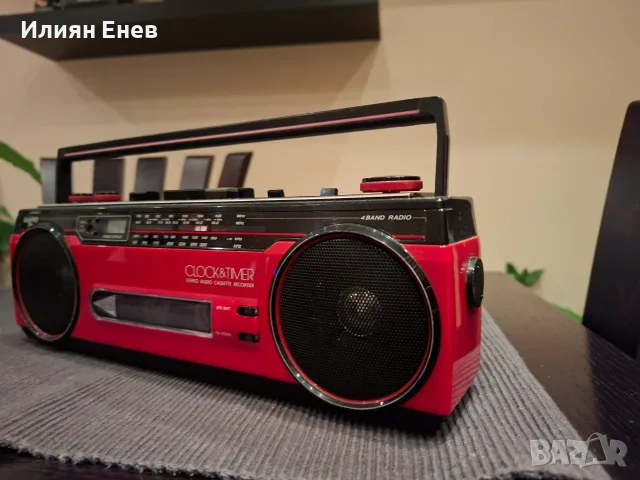 Радиокасетофонче Sanyo, снимка 4 - Радиокасетофони, транзистори - 55631182