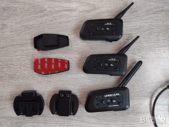 Handsfree Lexin R6 за мотористи, снимка 2 - Bluetooth слушалки - 55632971