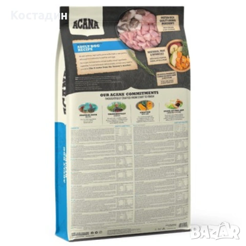 Пълноценна Храна за Кучета от Всички породи - 11.4кг - Adult Dog - Acana, снимка 2 - За кучета - 54615460