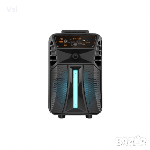 Преносима Bluetooth 8″ тонколона с микрофон и дистанционно управление, снимка 2 - Тонколони - 54826123