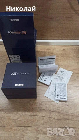Casio Edifice Solar - Sapphire - Carbon, снимка 7 - Мъжки - 54704603