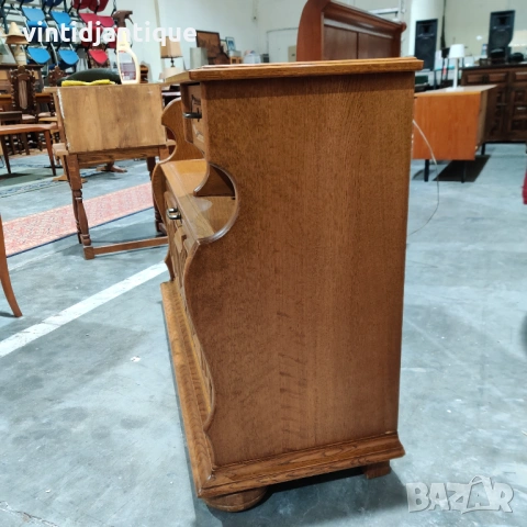 Винтидж пейка за антре с отделение за съхранение, снимка 4 - Шкафове - 53906040