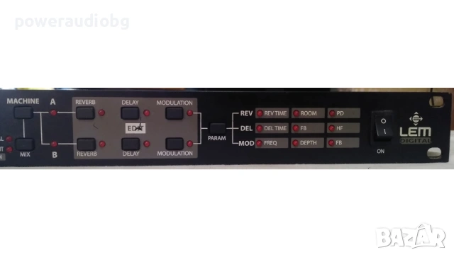 Италиянски Двоен Ефект процесор LEM FX-24 - 1бр., снимка 2 - Ресийвъри, усилватели, смесителни пултове - 54919157