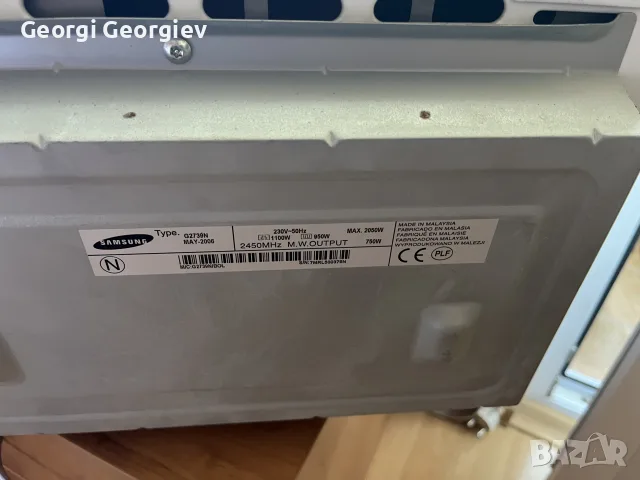 Микровълнова фурна Samsung, снимка 4 - Микровълнови - 55420588