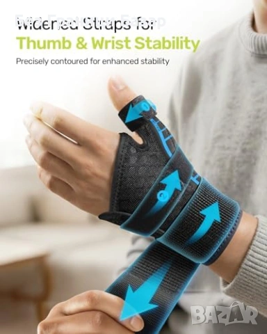 Нова Ортеза за палец с шини L/XL S/M за лява и дясна ръка Стабилизираща шина при артрит, снимка 4 - Други - 54133105