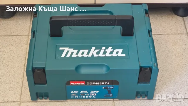 Акумулаторен винтоверт Makita DDF485RFJ – 18 V, 50 Nm, снимка 3 - Винтоверти - 55646583