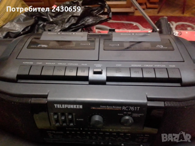 Радиокасетофон Telefunken RC761T, снимка 2 - Радиокасетофони, транзистори - 54907318