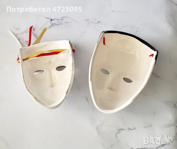 Порцеланови маски, снимка 2 - Декорация за дома - 55630465