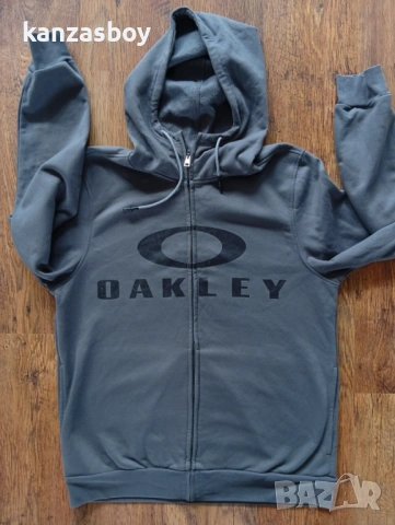 Oakley Bark FZ Gray Hoodie Jacket- мъжко горнище р-р  XXL, снимка 3 - Спортни дрехи, екипи - 54393040