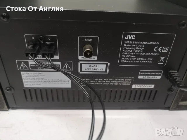 Аудио микро системa - JVC UX-321B, снимка 6 - Аудиосистеми - 55547015