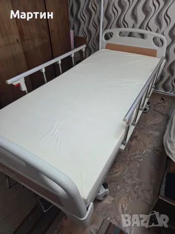 Болнично легло механично с матрак, снимка 2 - Други - 55683853