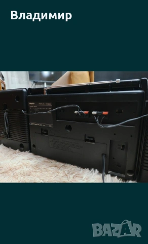Ретро радиокасетофон Sanyo, снимка 2 - Радиокасетофони, транзистори - 54640704