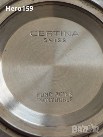 Два броя мъжки часовници;Certina automatic 27 jewels,и BASIS sport стоп секунди хронометър 1940год., снимка 15 - Мъжки - 54810116