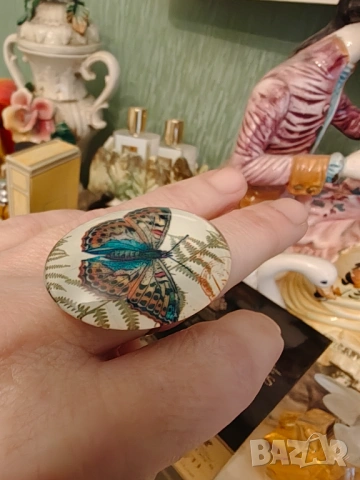 Мурано страхотен пръстен , снимка 2 - Пръстени - 54082379